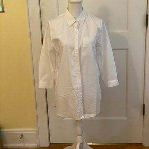 Lands End White Button down